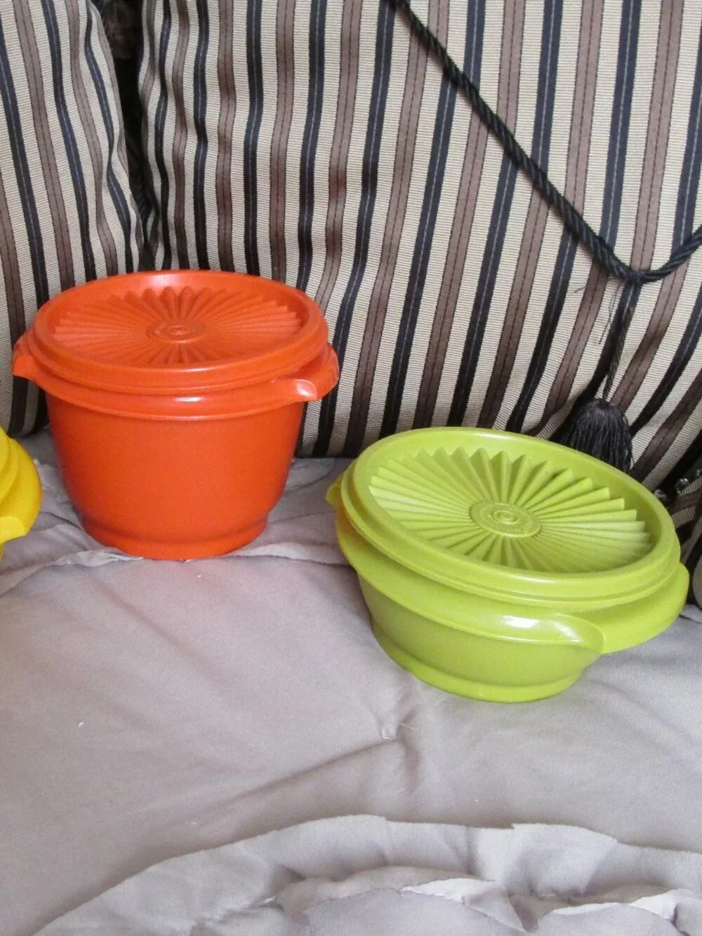 lot of Tupperware containers